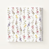 Een kleine Wildbloem is op weg naar het Notitieboe Notitieboek (Achterkant)