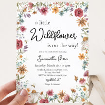 Een Kleine Wilde Bloem Baby Shower