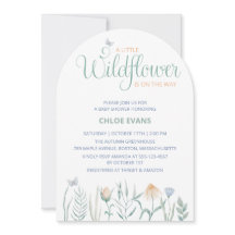 Een Kleine Wilde Bloem Boho Baby Shower Uitnodigin