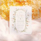 Een Kleine Wilde Bloem Boho Meisje Baby Shower Bud