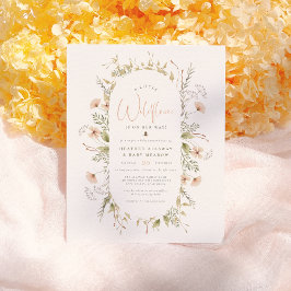 Een Kleine Wilde Bloem Boho Meisje Baby Shower Bud