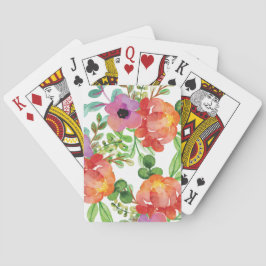 Een kleine wilde bloem is onderweg! pokerkaarten