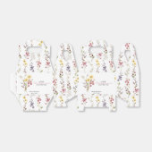 Een kleine Wilde Bloem is op weg naar de Groot Vad Bedankdoosjes (Uitgevouwen)