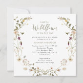 Een kleine wilde bloem is op weg naar Sage Baby sh Kaart (Voorkant)