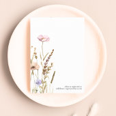 Een kleine wilde bloem meisje Baby shower elegant Kaart