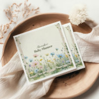 Een kleine wilde bloem meisje Baby shower I