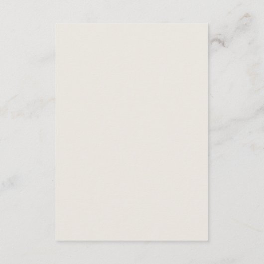 Een kleine wilde bloem meisje baby shower kaart (Achterkant)