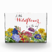 Een kleine wilde bloem op weg naar Baby in Bloom S Fotoblokken (Voorkant)