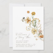 Een kleine Wilde-bloemenmeiden Floral Birthday Par Kaart (Voorkant)