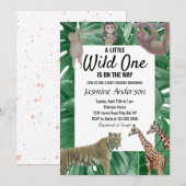 Een kleine wilde is onderweg | Schattig Baby showe Kaart (Voorkant / Achterkant)