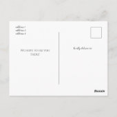 Een kleine Wildflower Arch Baby shower Uitnodiging (Achterkant)