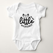 Een kleine wildflower baby meisje romper (Voorkant)