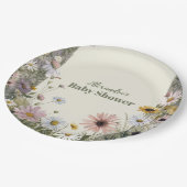 Een kleine Wildflower Boho Natuur Papieren Bordje (Gekanteld)