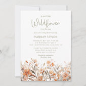 Een kleine Wildflower Herfst Bloemmeisje Kaart (Voorkant)