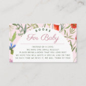 Een kleine Wildflower Meisje Boeken voor Baby show Informatiekaartje (Voorkant)