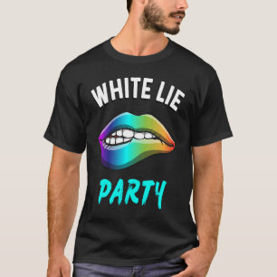Een kleine witte luifel Psychedelic Lips Graphi T-shirt