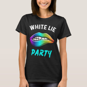 Een kleine witte luifel Psychedelic Lips Graphi T-shirt