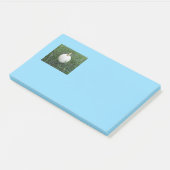 Een kleine witte pompoen post-it® notes (Schuin)
