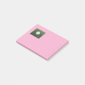 Een kleine witte pompoen post-it® notes (Schuin)