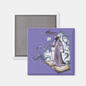 Een kleine wizardmagneet magneet (Voorkant / Achterkant)