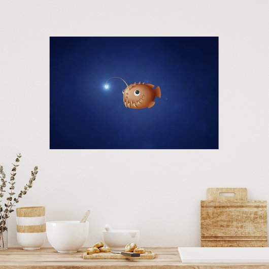 Een kleine zeeduivel poster (Keuken)