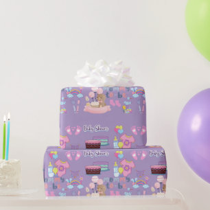Een kleintje is onderweg cadeaupapier