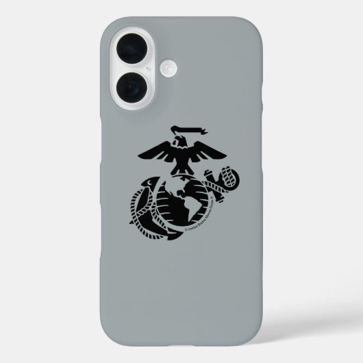 Eén kleur EGA - zwart Case-Mate iPhone Case (Achterkant)