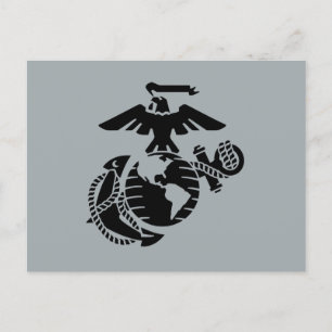 Eén kleur EGA - zwart Feestdagenkaart