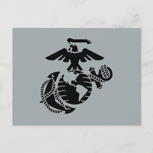 Eén kleur EGA - zwart Feestdagenkaart (Voorkant)