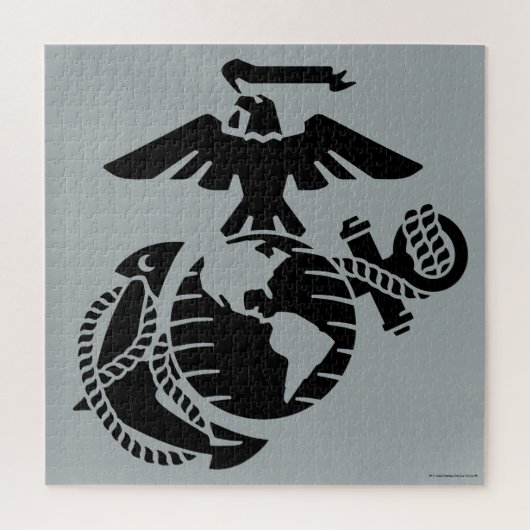 Eén kleur EGA - zwart Legpuzzel (Verticaal)