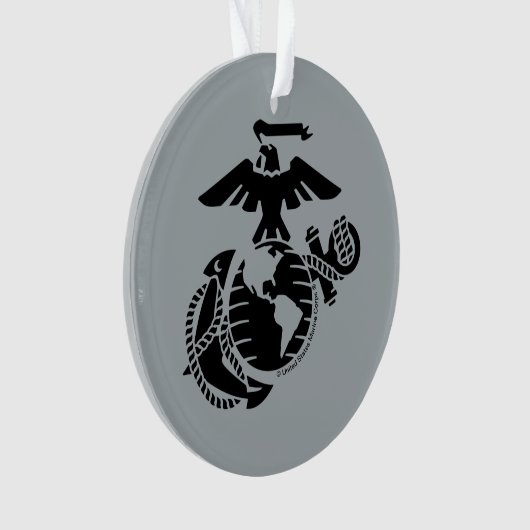 Eén kleur EGA - zwart Ornament (voorkant)