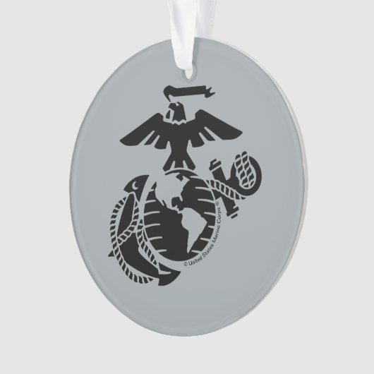 Eén kleur EGA - zwart Ornament (voorkant)