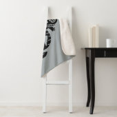 Eén kleur EGA - zwart Sherpa Deken (In situ)