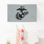 Eén kleur EGA - zwart Spandoek (Insitu)