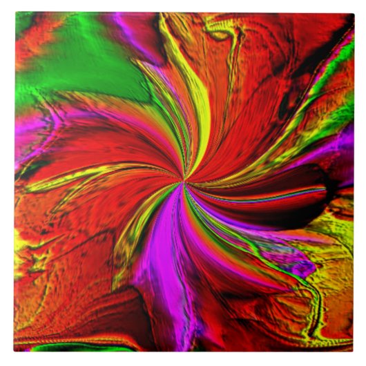 Een kleurenspiegel tegeltje (Voorkant)