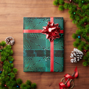 EEN KLEURGROEN VAN DE LEIDENKLEUR MODEREN CADEAUPAPIER