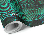 EEN KLEURGROEN VAN DE LEIDENKLEUR MODEREN CADEAUPAPIER (Rol Hoek)