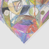 een kleurig weefsel tissuepapier (Detail)