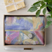 een kleurig weefsel tissuepapier (Geschenk)