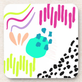 Een kleurrijk Abstract patroon. Bier Onderzetter