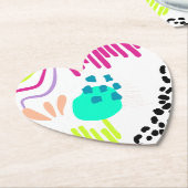 Een kleurrijk Abstract patroon. Kartonnen Onderzetters (Gekanteld)