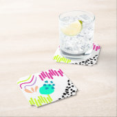 Een kleurrijk Abstract patroon. Kartonnen Onderzetters (Insitu)