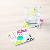 Een kleurrijk Abstract patroon. Kartonnen Onderzetters (Insitu)