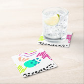 Een kleurrijk Abstract patroon. Kartonnen Onderzetters (Insitu)