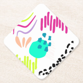 Een kleurrijk Abstract patroon. Kartonnen Onderzetters