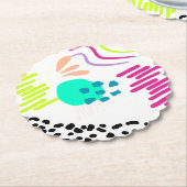 Een kleurrijk Abstract patroon. Kartonnen Onderzetters (Gekanteld)