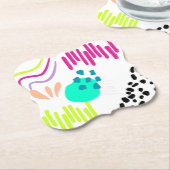 Een kleurrijk Abstract patroon. Kartonnen Onderzetters (Gekanteld)