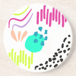 Een kleurrijk Abstract patroon. Zandsteen Onderzetter