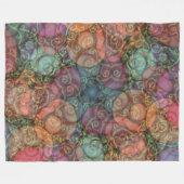 Een kleurrijk achtergrondpatroon van de textuur va fleece deken (Voorkant (Horizontaal))