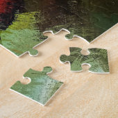 Een kleurrijk Arabisch paard heeft een regenboogkl Legpuzzel (Zijkant)